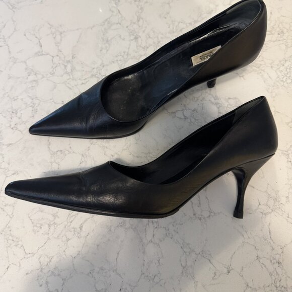 Prada Black Nappa Vitello leather pump - Picture 8 of 9